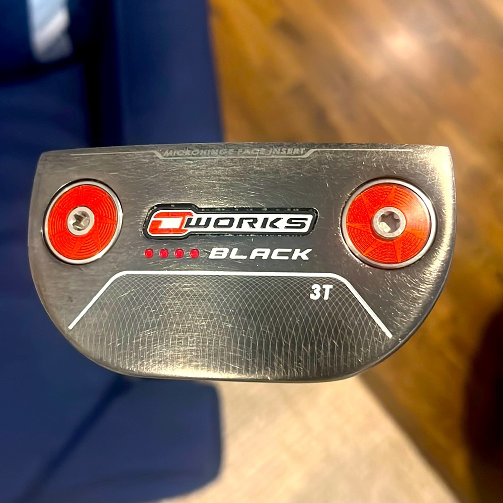 Left handed Odyssey OWorks 3T putter